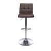 84772 KSP Demi Tufted Faux Leather Barstool  Brown
