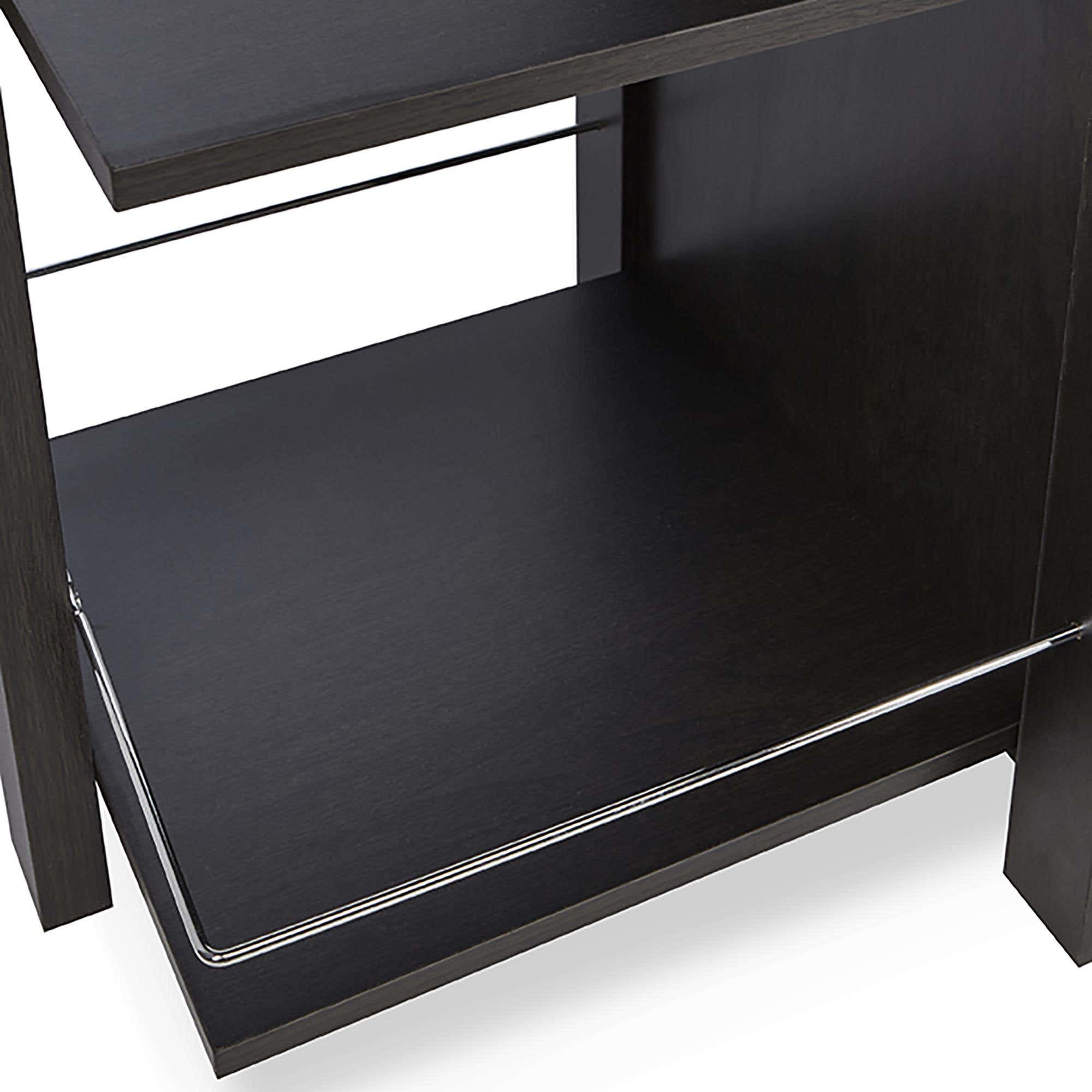 KSP Venice Bar Unit with Glass Top Espresso Kitchen Stuff Plus