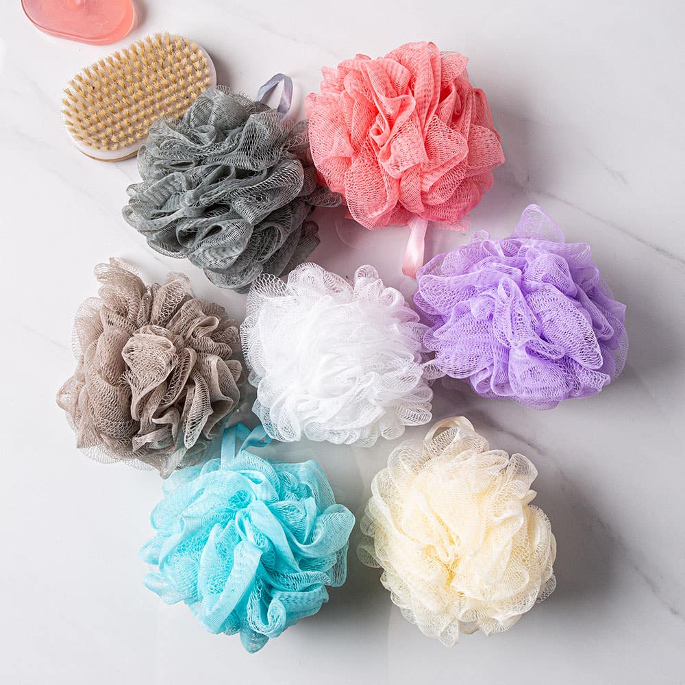 KSP Soft Lush Mesh Bath Sponge-Pouf (Asstd.)