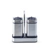 KSP Cubic Salt and Pepper Shaker with Stand - Set of 2