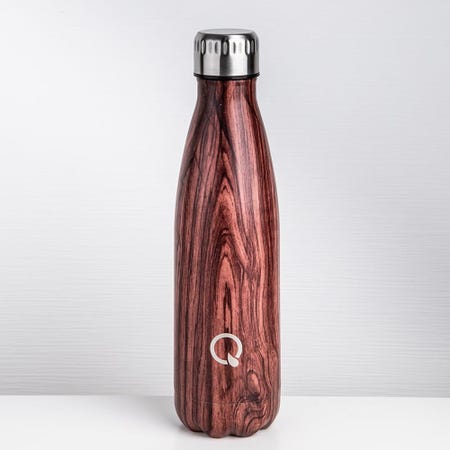 89055_KSP_Quench_'Wood_Look'_Double_Wall_Water_Bottle__Cherry