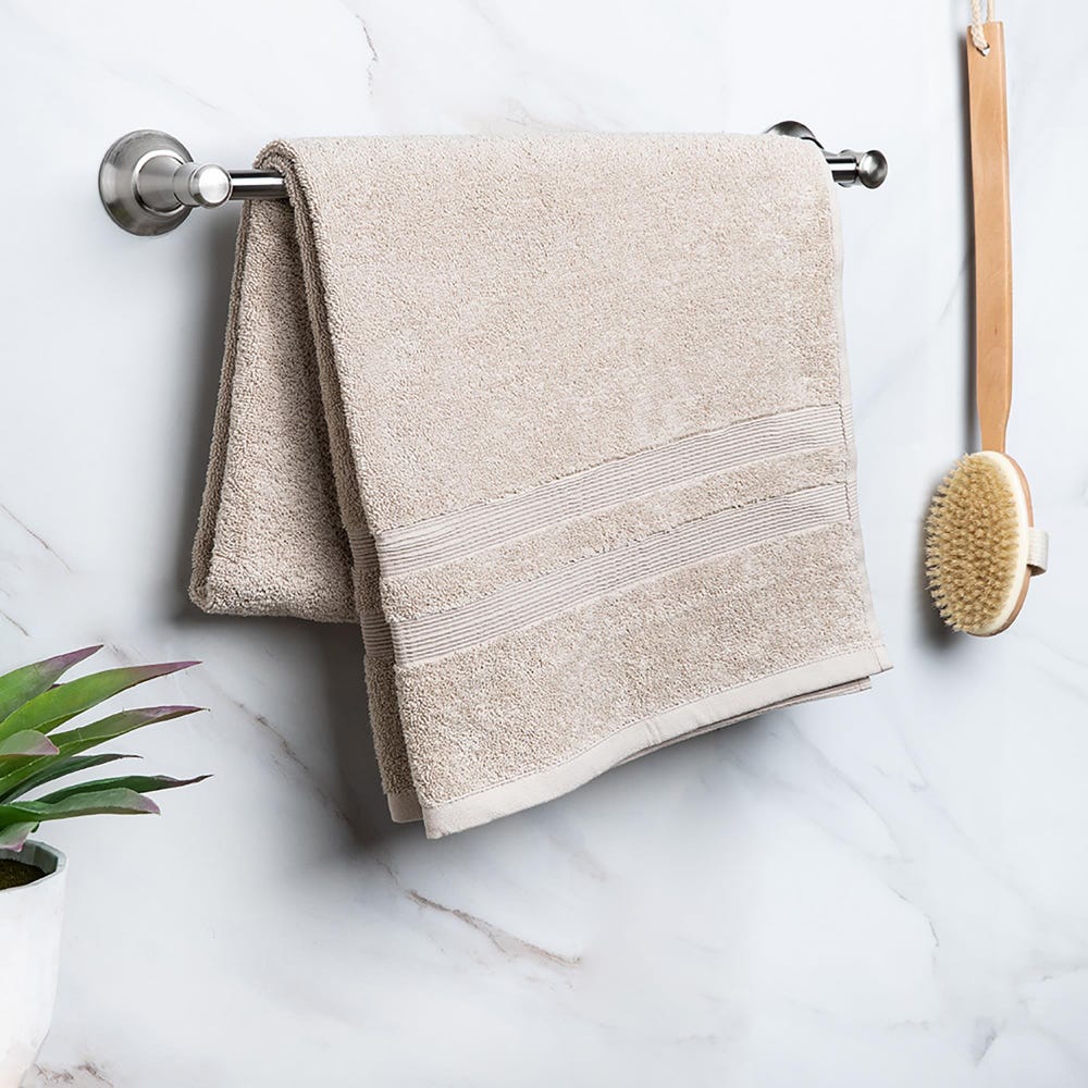 89208 Moda At Home Allure Cotton Bath Towel  Almond