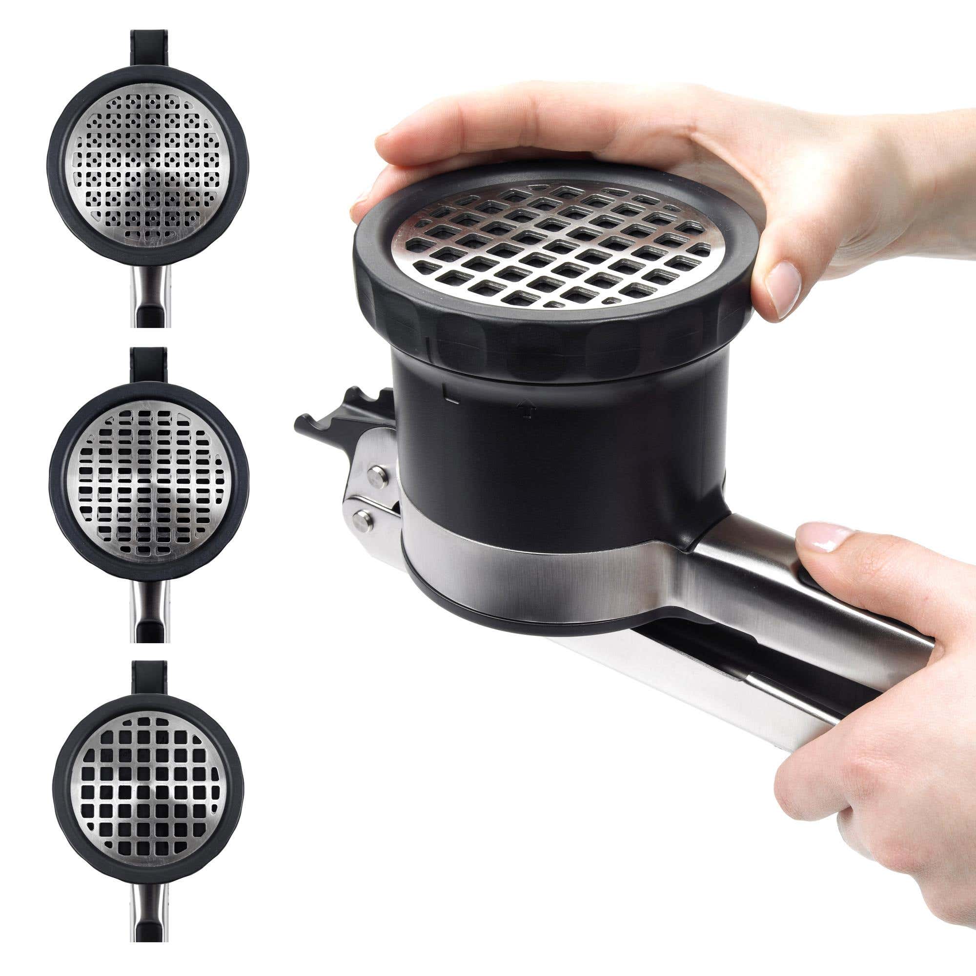 OXO Good Grips Adjustable 3 In 1 Potato Ricer Black Stainless