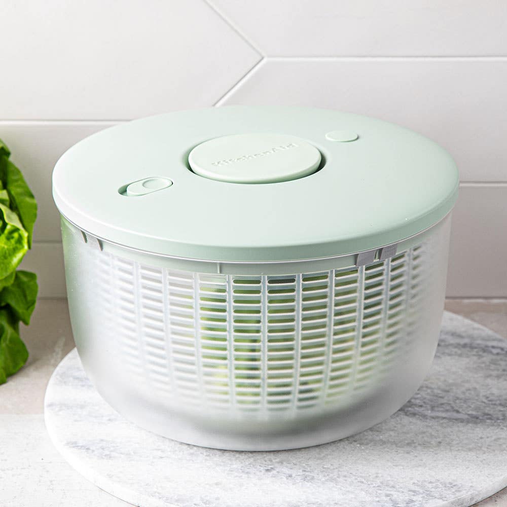 KitchenAid Soft-Touch Pump Salad Spinner (Pistachio)