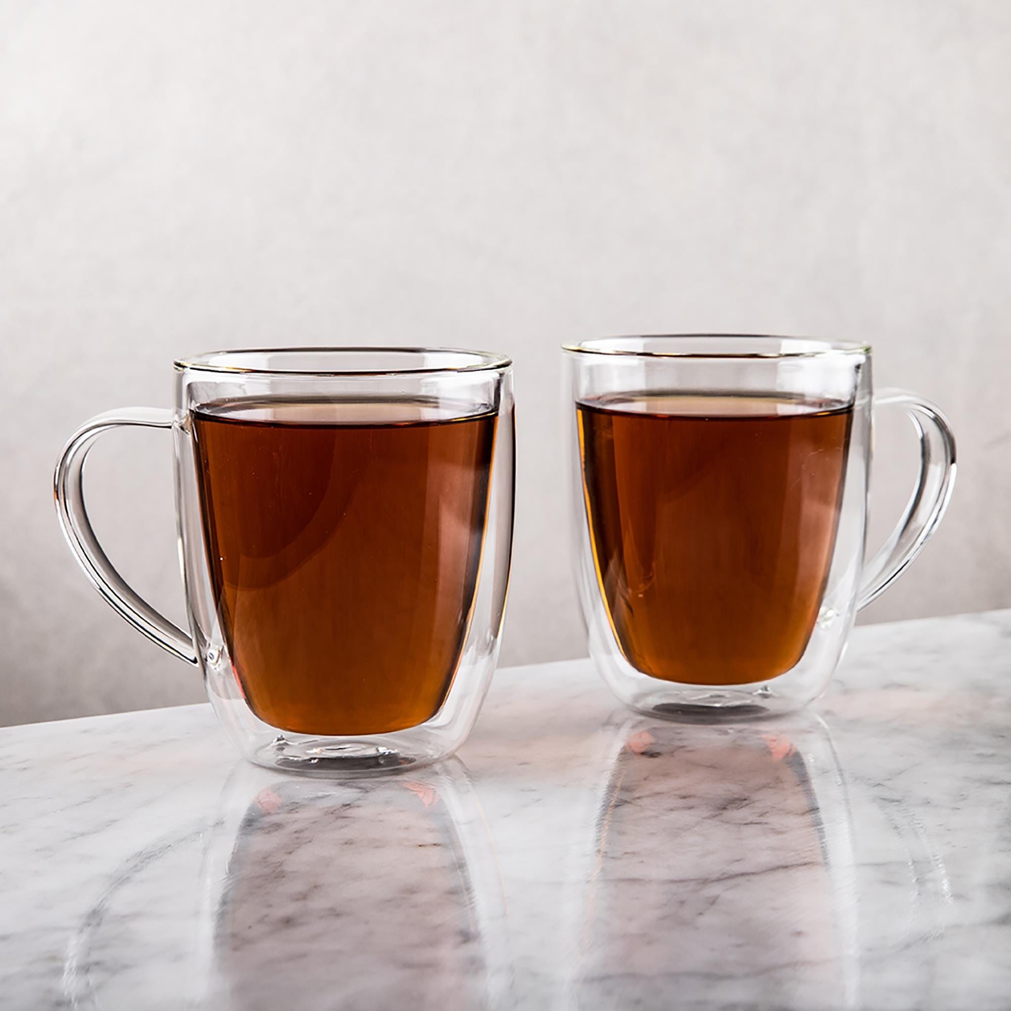 Double glass coffee sales mugs