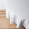 Harman Hemstitch Polyester Tablecloth 70" Round (Light Grey)