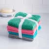 94964 Dophes Mix   Match Cotton Wash Cloth Combo   Set of 8  Asstd 
