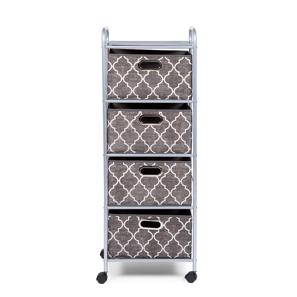 Fabric storage cart online