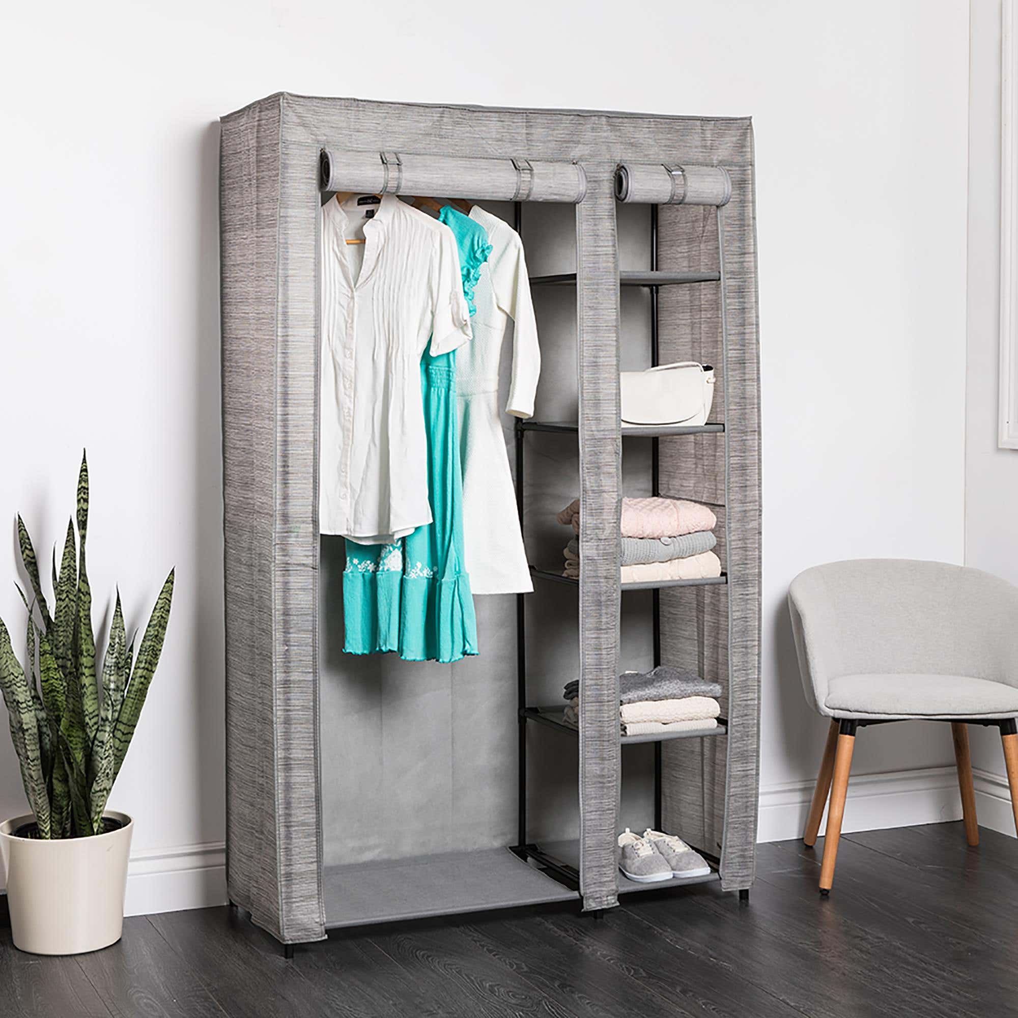 Fabric closet organizers online