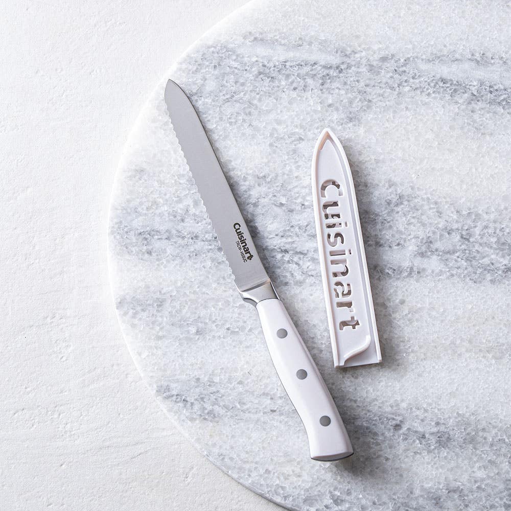 Cuisinart Triple Rivet Serrated Utility Knife (White)