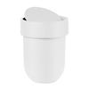 96072 Umbra Touch Plastic Waste Can with Lid  White