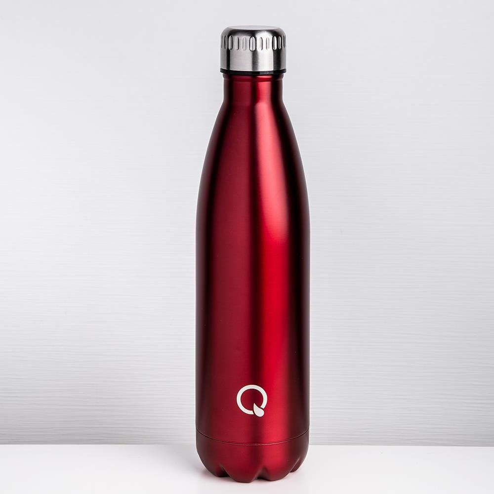 96240 KSP Quench 'Lustre' 750ml Double Wall Water Bottle  Red
