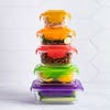 KSP Clip It Brights Glass Storage Container Combo - Set of 10