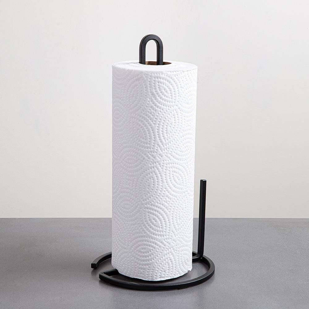 Black modern paper towel holder 2025