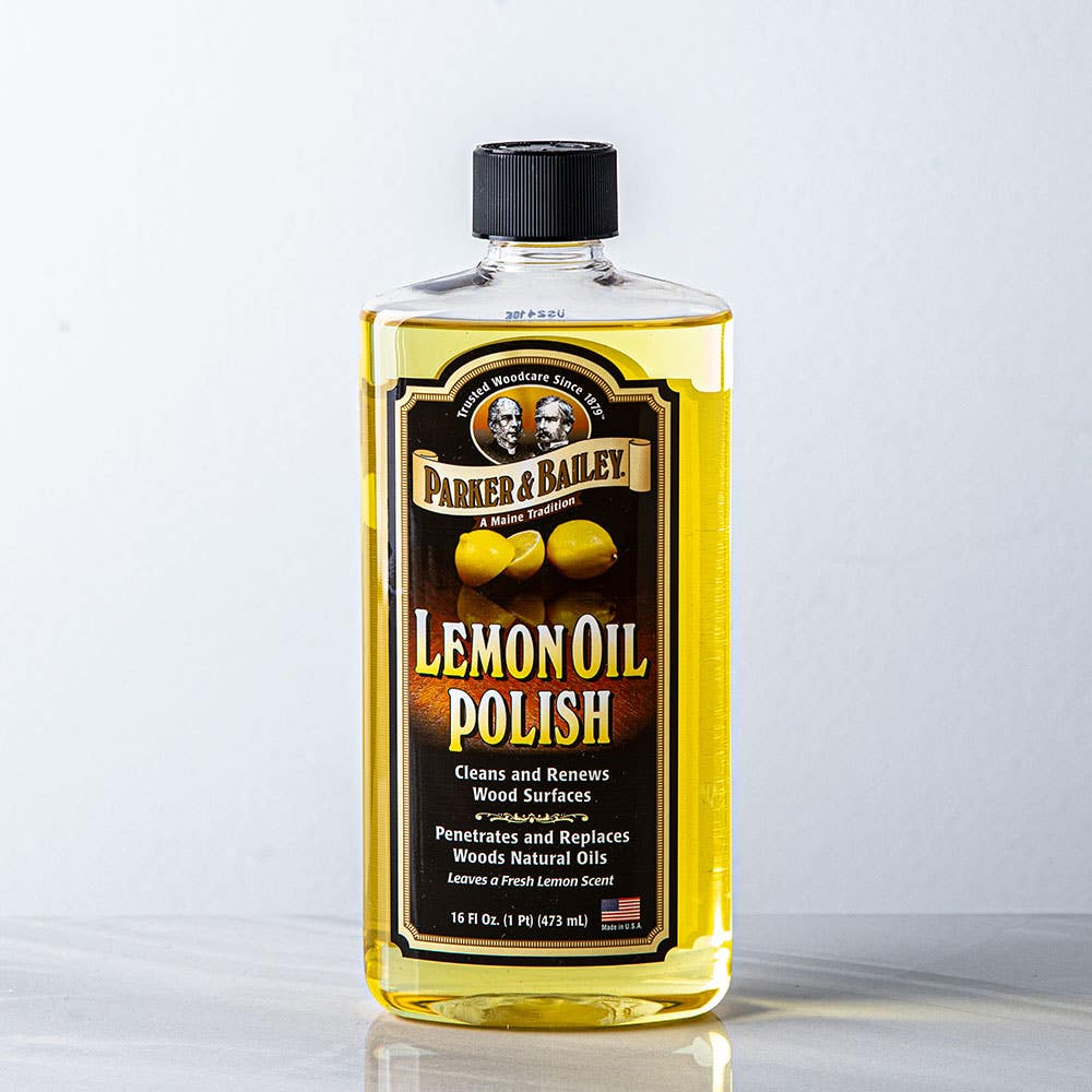 Parker & Bailey Clean Lemon Oil Polish 16oz.