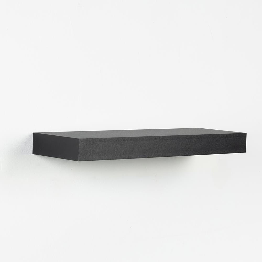 ITY Floating Medium Wall Shelf Black Kitchen Stuff Plus