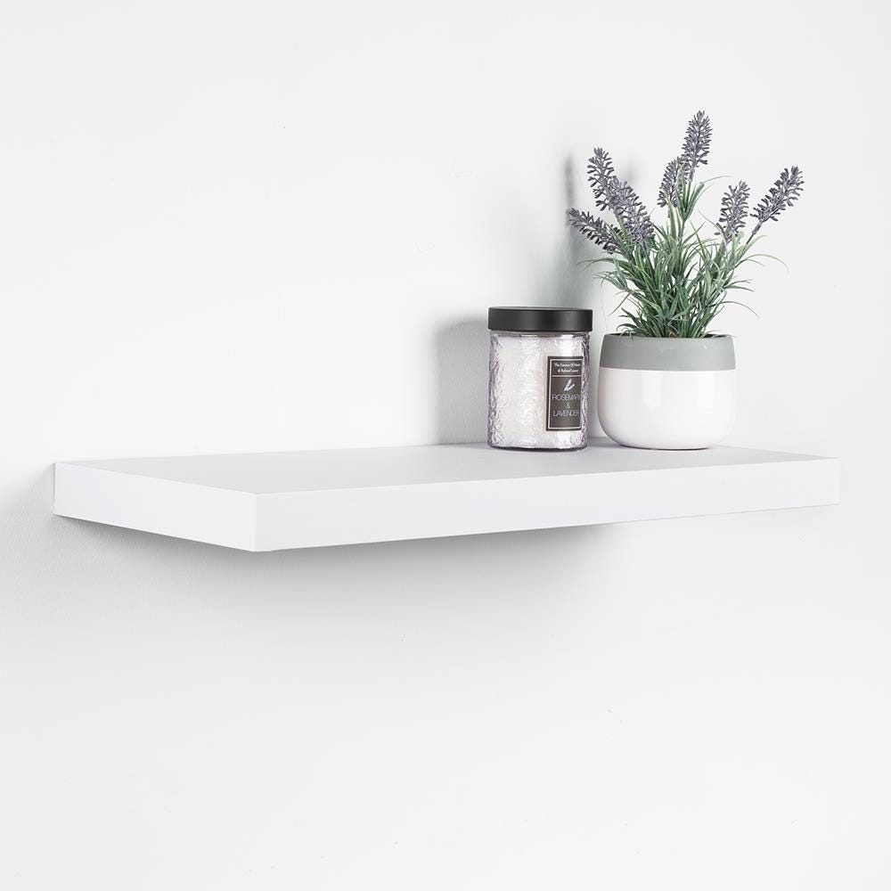 30 inch white outlet shelf