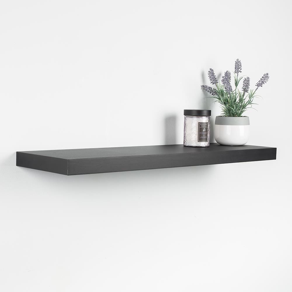 ITY International - Individual Wooden Floating Shelf 31.5 x 9.25 x 1.5 Black