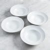 98104 KSP Napoli Porcelain Pasta Bowl   Set of 4  White