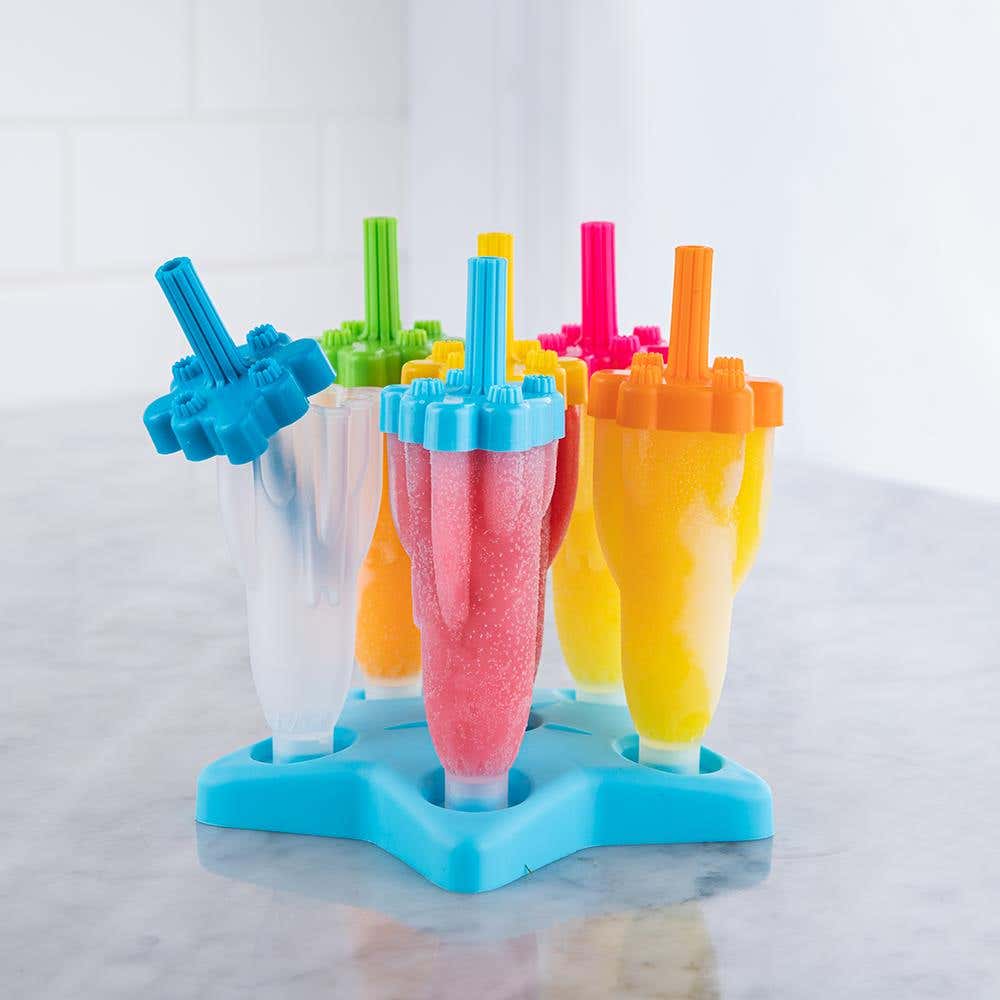 98626 KSP Ice Pop 'Rocket' Freezer Popsicle Mold   Set of 6