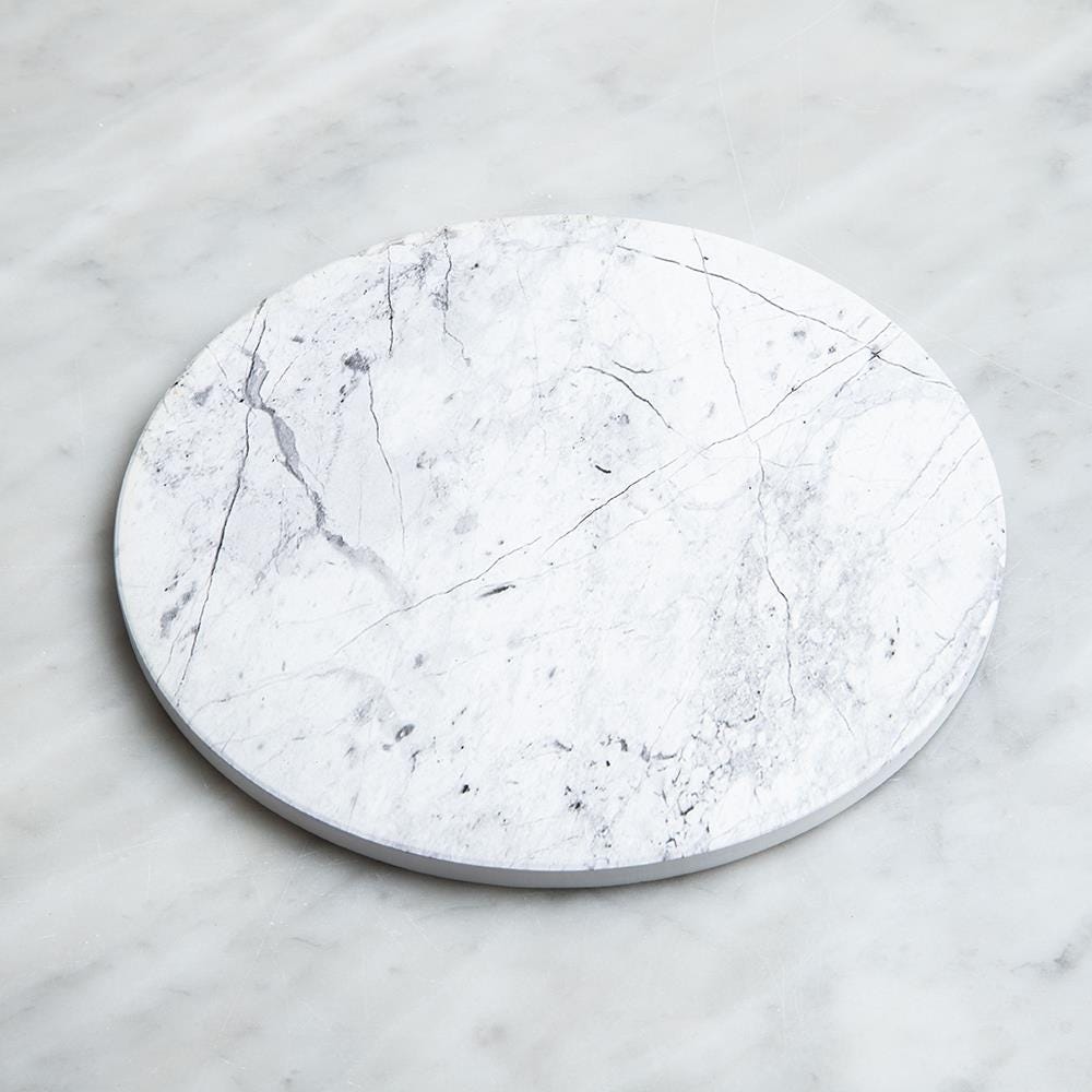 98914 KSP Tessera 'Capri' Ceramic Trivet  White