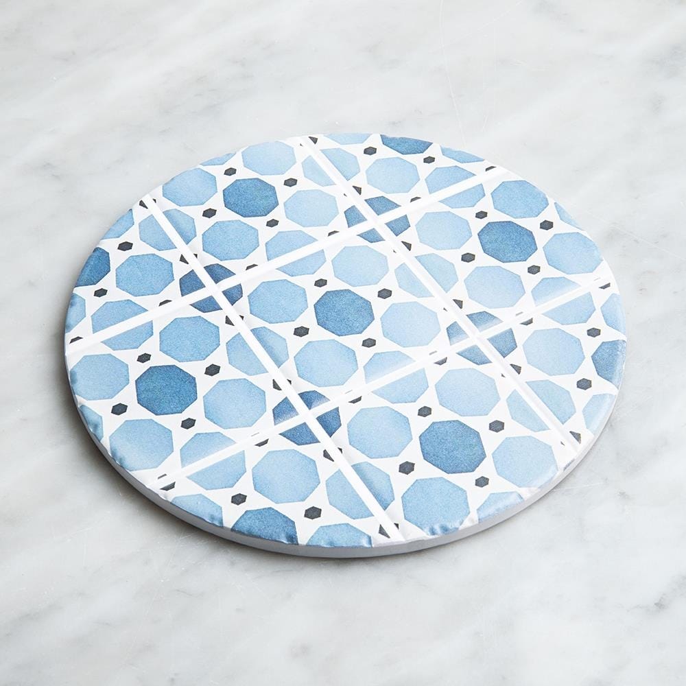 KSP Ceramica 'Geo' Ceramic Trivet (Blue)