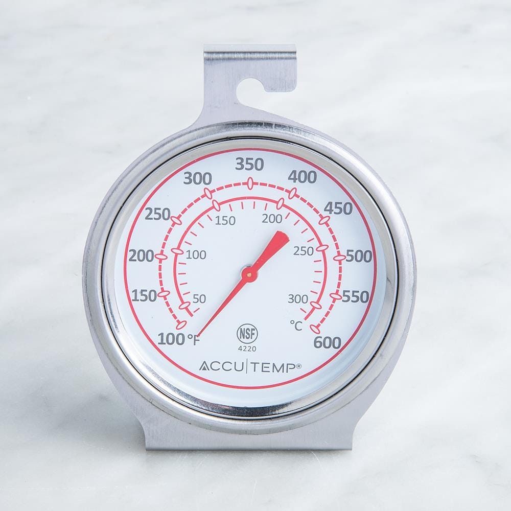 Accu Temp Platinum Thermometer Oven Stainless Steel