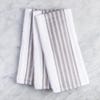 99103 Harman Premium Quality 'Vertical' Kitchen Towel   Set of 3  Grey