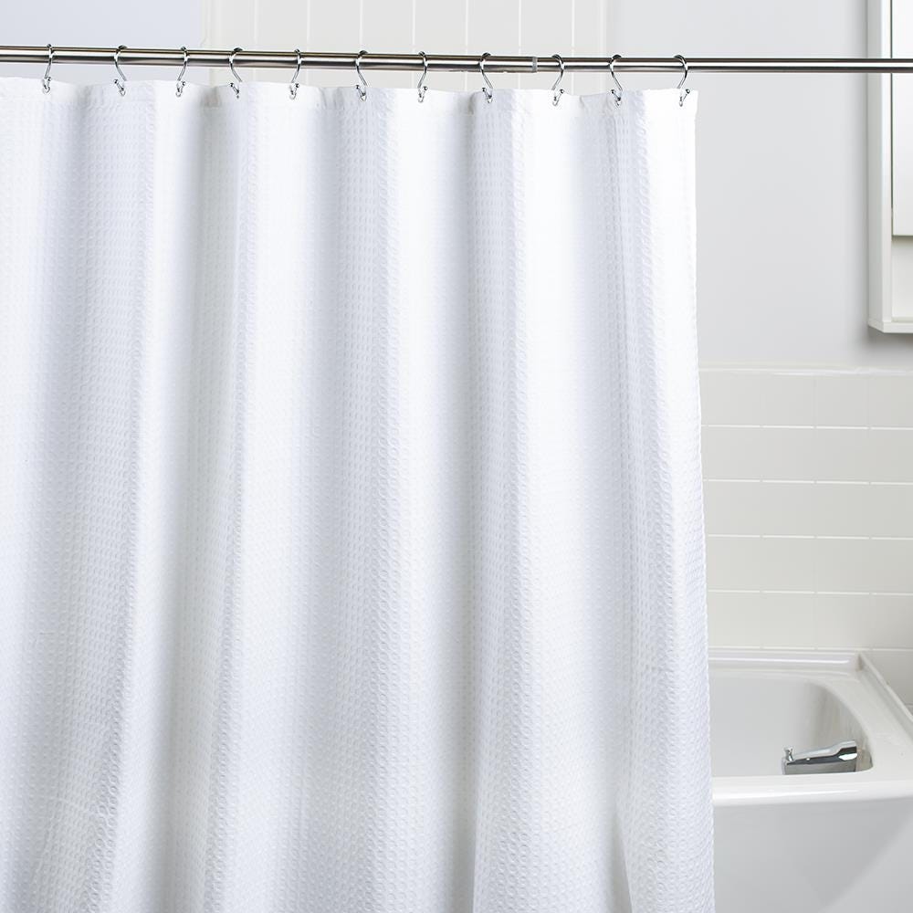 Moda At Home Belgian Cotton Waffle Shower Curtain White Kitchen Stuff Plus Moda At Home Belgian Cotton Waffle Shower Curtain White Kitchen Stuff Plus