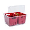 KSP Fridgestor Double Basket Berry Keeper (Red)