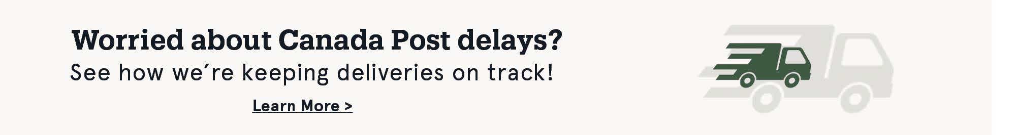 See how we're keeping deliveries on track! for mobile