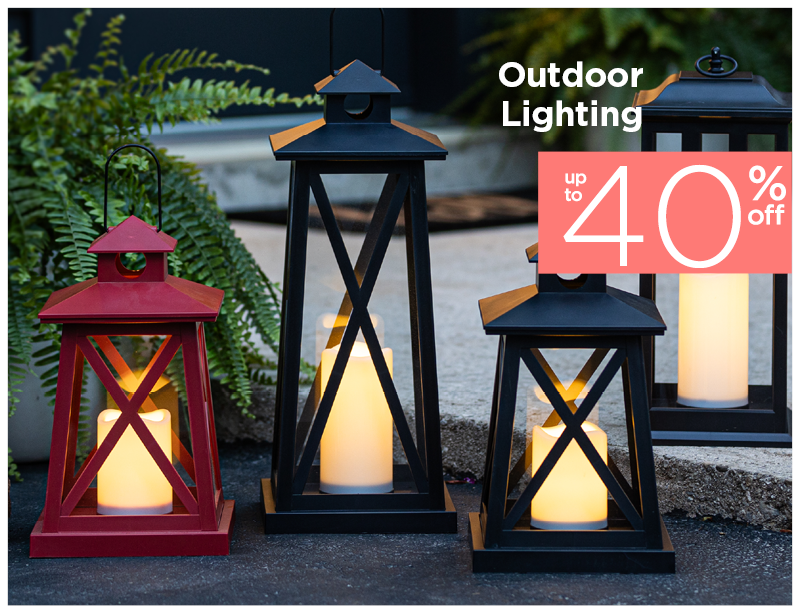 50% off Outdoor Lighting for mobile