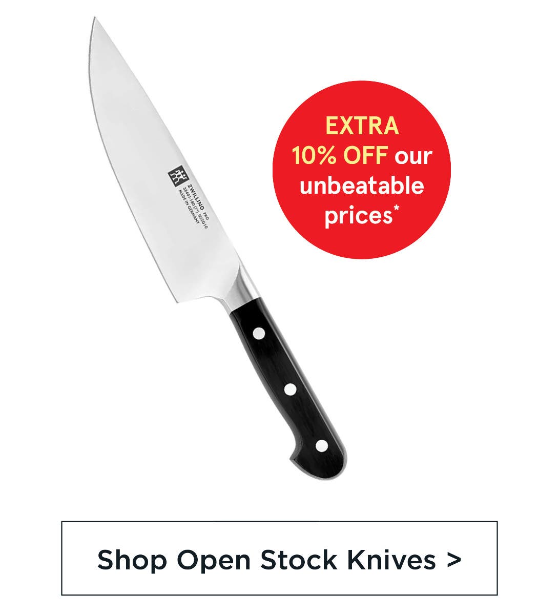 Open Stock Knives