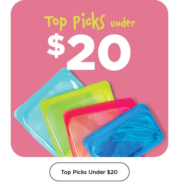 Top Picks Under $20 - 4 coloured Stasher Bags for mobile