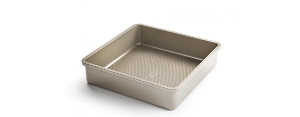 Gold OXO Commercial Pro square baking dish for mobile