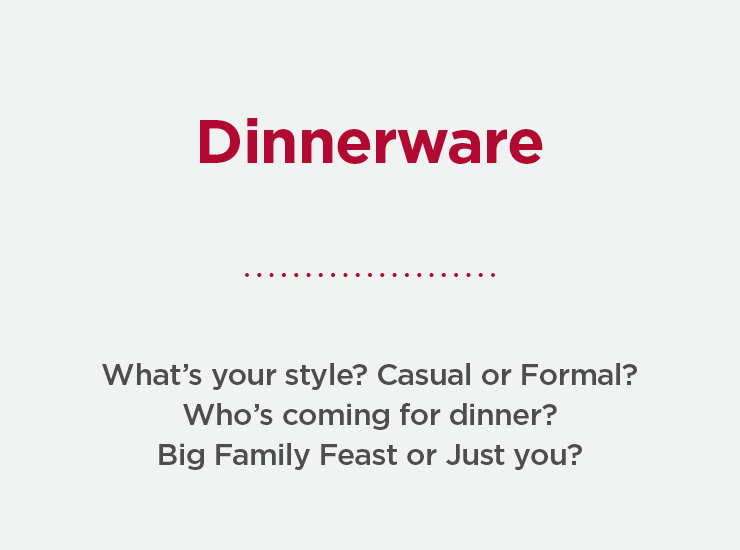 Dinnerware for mobile