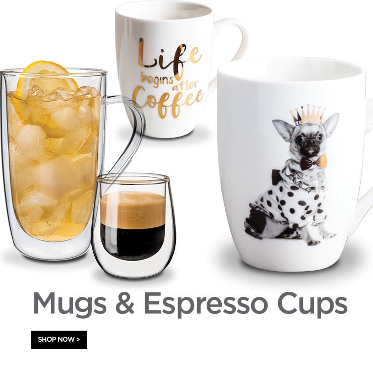 Shop Mugs & Espresso Cups