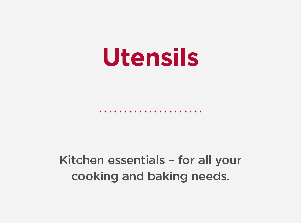 Utensils – Kitchen Essentials – for all your cooking and baking needs. for mobile