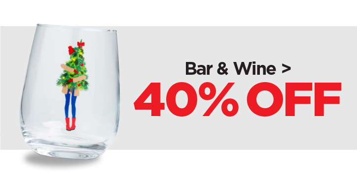 Bar & wine 40% Off