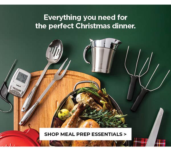 Everything you need for the perfect Christmas dinner.
