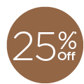 25% Off* Fall Tabletop