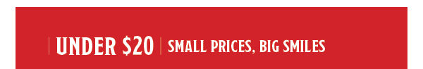 Under $20 – small prices, big smiles for mobile