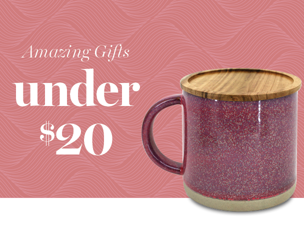 Amazing Gifts under $20 – candle in ceramic holder