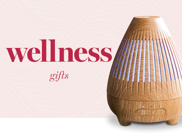 Wellness Gifts - wooden essential oil dispenser
