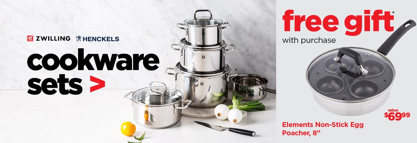 ZWILLING & Henckels cookware sets - free gift with purchase