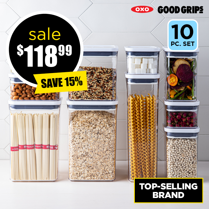 10 Pc. OXO Good Grips Storage Canister Set for mobile