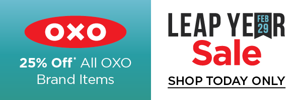 Leap Year Sale - TODAY ONLY - 25% Off All OXO Brand Items for mobile
