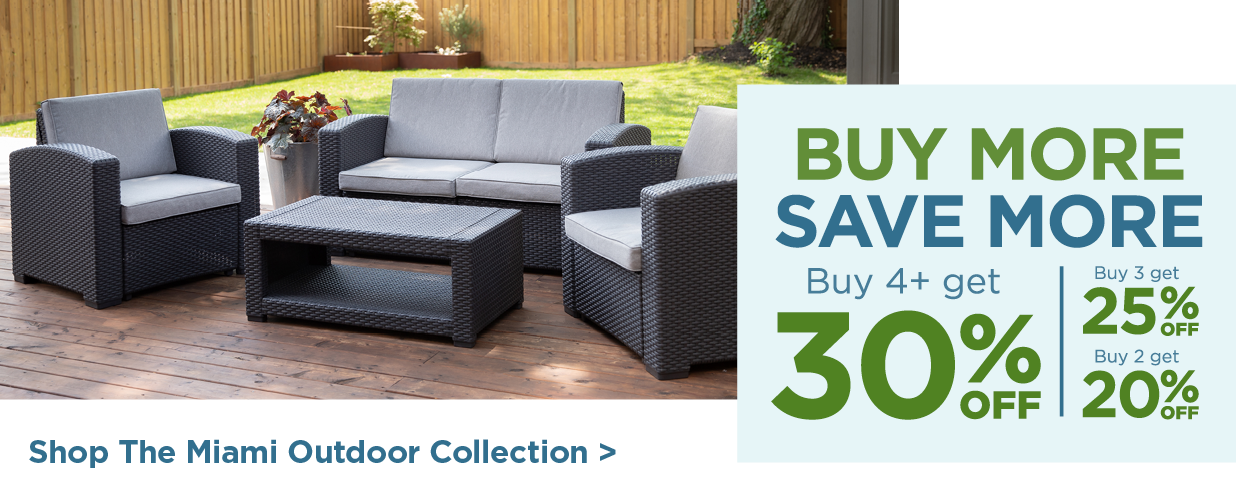Miami Outdoor Furniture Collection - Buy More Save More up to 30% Off