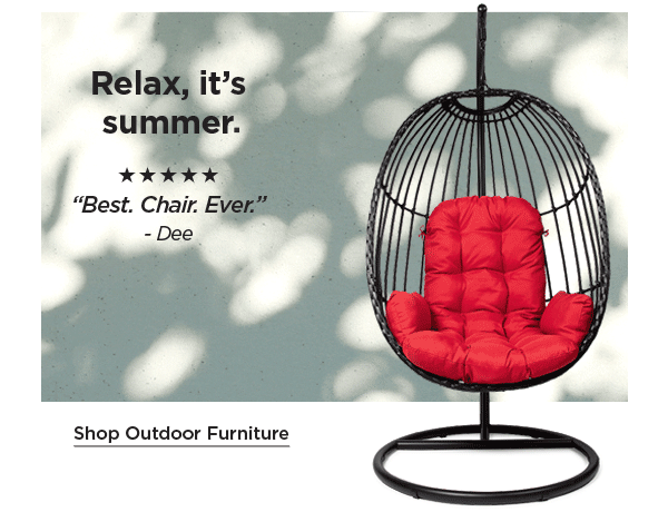 Red Bali Hanging Chair - Relax, it's summer for mobile